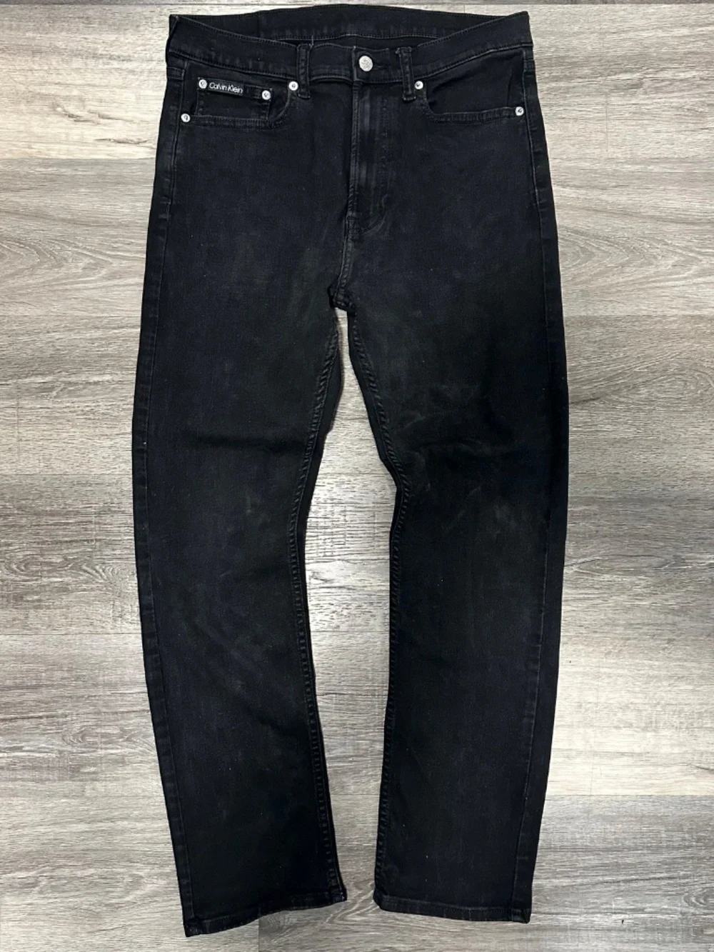 Mens slim black calvin klein jeans